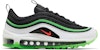 (Kanak-Kanak) Nike Air Max 97 'Hitam Hijau' CI4427-001