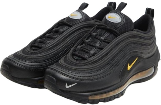 (Grade School) Nike Air Max 97 'Black University Gold' FD9777-001 Lookbook (Grade School) Nike Air Max 97 'Black University Gold' FD9777-001