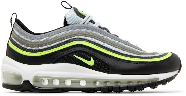 (Grade School) Nike Air Max 97 'Platinum Black Volt' 921522-030 Buy (Grade School) Nike Air Max 97 'Platinum Black Volt' 921522-030