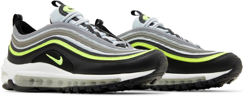 (Grade School) Nike Air Max 97 'Platinum Black Volt' 921522-030 Cheap (Grade School) Nike Air Max 97 'Platinum Black Volt' 921522-030