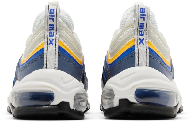 (Grade School) Nike Air Max 97 'White Blue Laser Orange' 921522-115 Details for (Grade School) Nike Air Max 97 'White Blue Laser Orange' 921522-115
