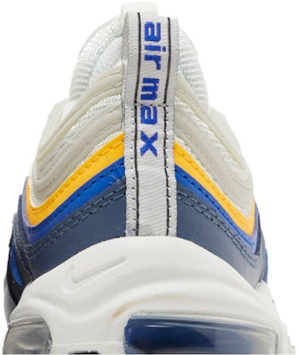 (Grade School) Nike Air Max 97 'White Blue Laser Orange' 921522-115 Sizing (Grade School) Nike Air Max 97 'White Blue Laser Orange' 921522-115
