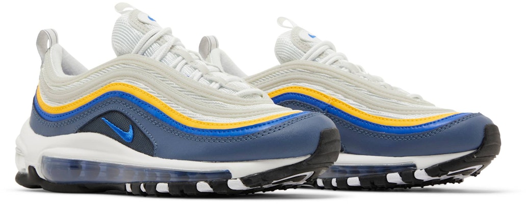 (Grade School) Nike Air Max 97 'White Blue Laser Orange' 921522-115 Cheap (Grade School) Nike Air Max 97 'White Blue Laser Orange' 921522-115