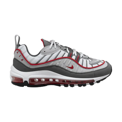 (GS) Nike Air Max 98 'White University Red'