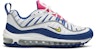 (Gred Sekolah) Nike Air Max 98 Putih Indigo Force BV4872-101