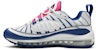 (Gred Sekolah) Nike Air Max 98 Putih Indigo Force BV4872-101