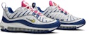 (Gred Sekolah) Nike Air Max 98 Putih Indigo Force BV4872-101