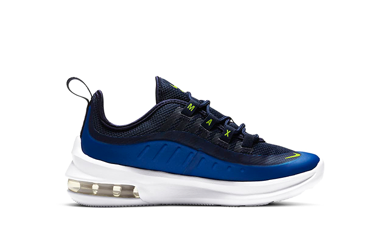 Order (Nilai Sekolah) Nike Air Max Axis 'Midnight Navy Volt' Anak-Anak AH5223-404