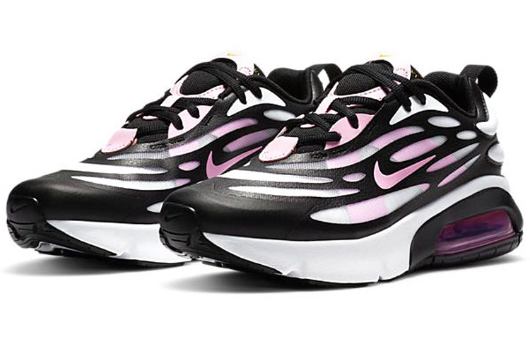 Lookbook (Niños) Nike Air Max Exosense 'Negro Luz Rosa Ártico' CN7876-101