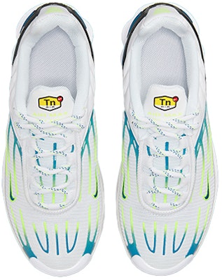 (Grade School) Nike Air Max Plus 3 'White Volt Marina' DV7138-100 Shop (Grade School) Nike Air Max Plus 3 'White Volt Marina' DV7138-100