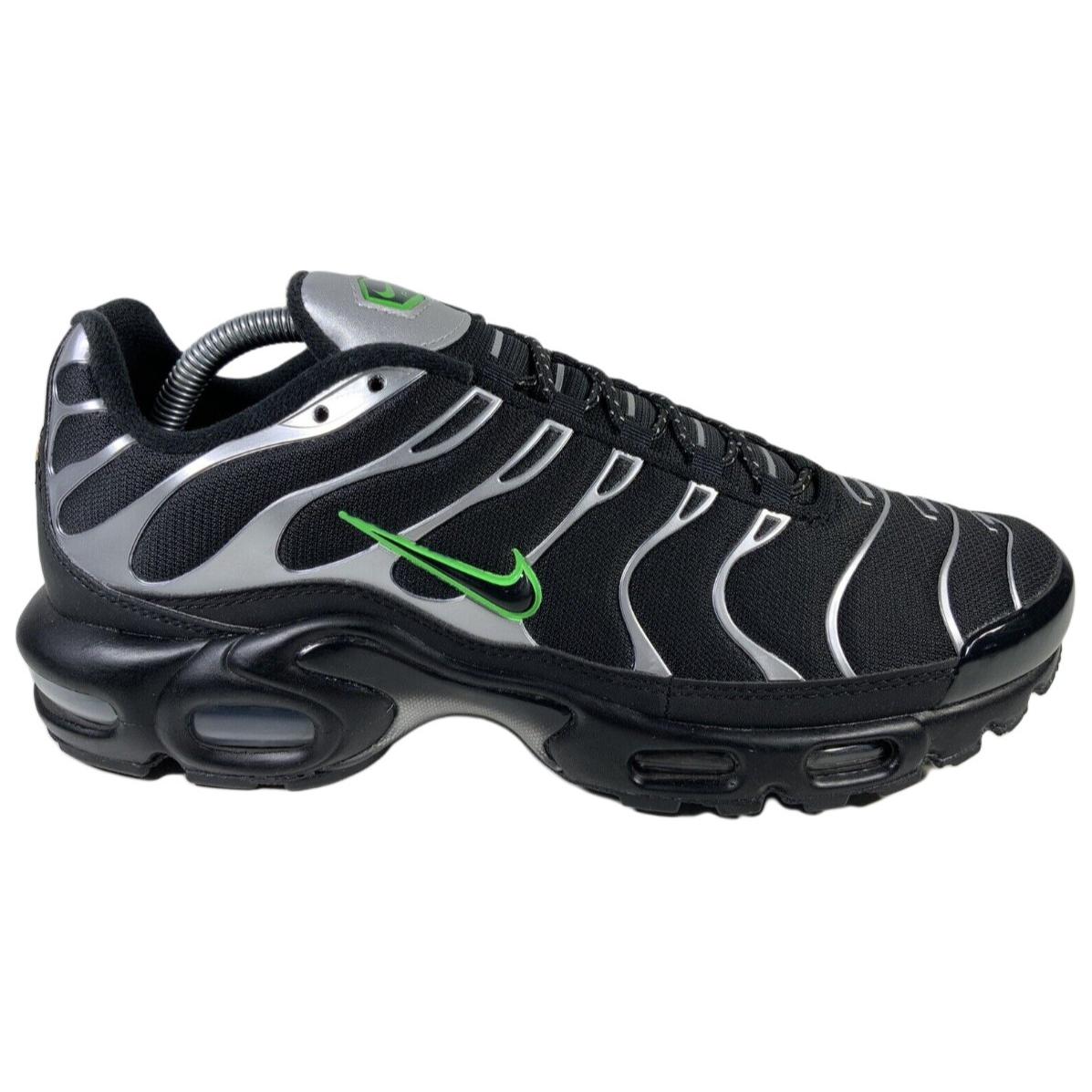 (GS) Nike Air Max Plus 'Black Silver Green Strike' 圖 2
