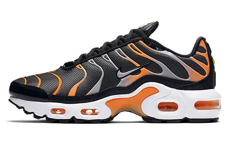 Buy (Grade School) Nike Air Max Plus 'Black Total Orange' CD0609-003
