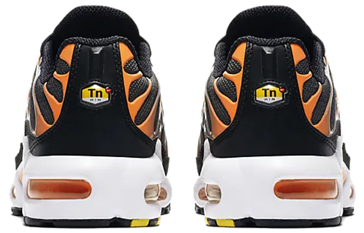 (GS) Nike Air Max Plus 'Black Total Orange' 圖 4