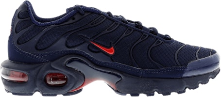 (Grade School) Nike Air Max Plus 'Midnight Navy Challenge Red' 655020-464 (Grade School) Nike Air Max Plus 'Midnight Navy Challenge Red' 655020-464