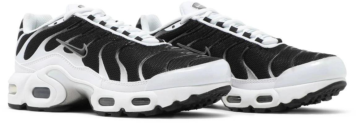 (Sekolah Rendah) Nike Air Max Plus 'Putih Hitam' CD0609-102 Cheap (Sekolah Rendah) Nike Air Max Plus 'Putih Hitam' CD0609-102