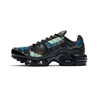 (GS) Nike Air Max Plus Camo Black Green