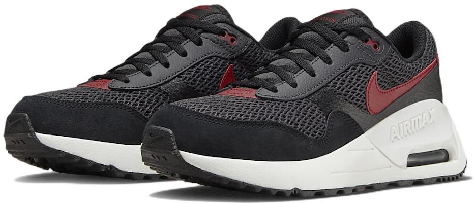 (小学) 耐克Air Max SYSTM '黑色红队' DQ0284-003 Lookbook (小学) 耐克Air Max SYSTM '黑色红队' DQ0284-003