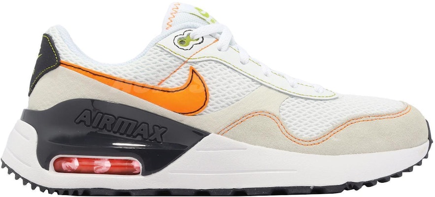 (초등학생) 나이키 에어맥스 시스템 '화이트 비비드 오렌지' DQ0284-109 Order (초등학생) 나이키 에어맥스 시스템 '화이트 비비드 오렌지' DQ0284-109