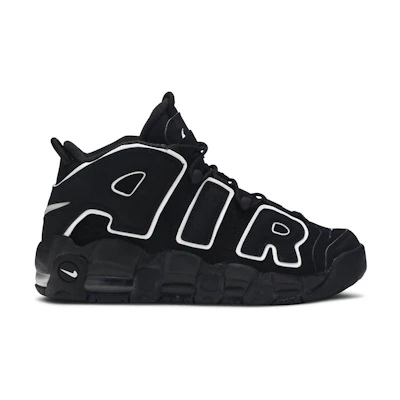 (GS) Nike Air More Uptempo 'Black' 2016