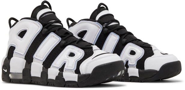 (Kanak-Kanak Sekolah) Nike Air More Uptempo 'Hitam Cobalt Bliss' DQ6200-001 Cheap (Kanak-Kanak Sekolah) Nike Air More Uptempo 'Hitam Cobalt Bliss' DQ6200-001