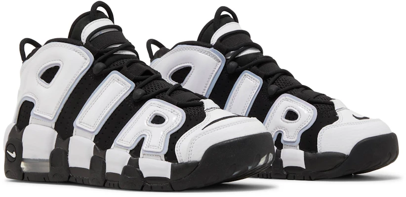 Grade School Nike Air More Uptempo Black Cobalt Bliss DQ6200