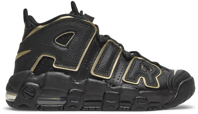 (Grade School) Nike Air More Uptempo 'Black Metallic Gold Star' DD3038-001 Buy (Grade School) Nike Air More Uptempo 'Black Metallic Gold Star' DD3038-001
