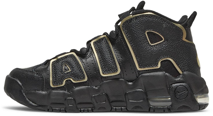 (Grade School) Nike Air More Uptempo 'Black Metallic Gold Star' DD3038-001 Lookbook (Grade School) Nike Air More Uptempo 'Black Metallic Gold Star' DD3038-001