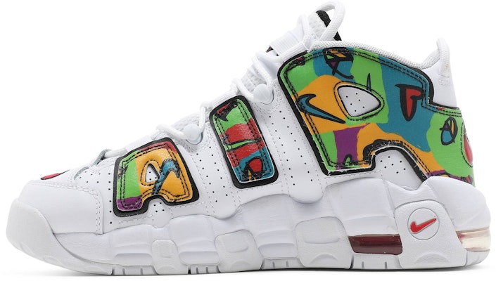 (Grade School) Nike Air More Uptempo 'Peace, Love, Basketball' DM8155-100 Lookbook (Grade School) Nike Air More Uptempo 'Peace, Love, Basketball' DM8155-100