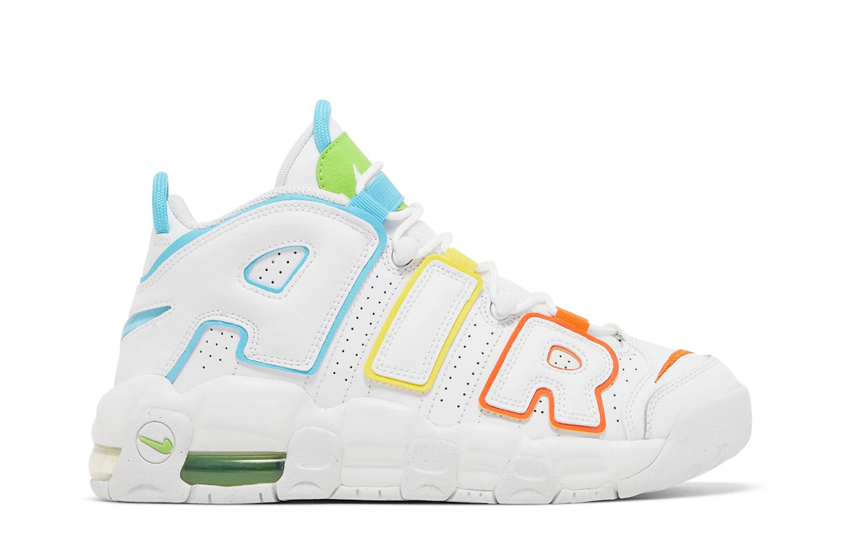 (Grade School) Nike Air More Uptempo 'White Rainbow' FJ4624-100