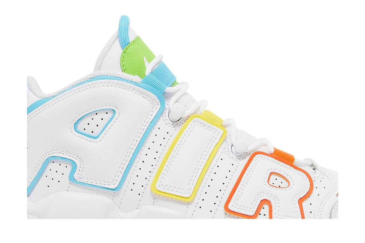 (Grade School) Nike Air More Uptempo 'White Rainbow' FJ4624-100