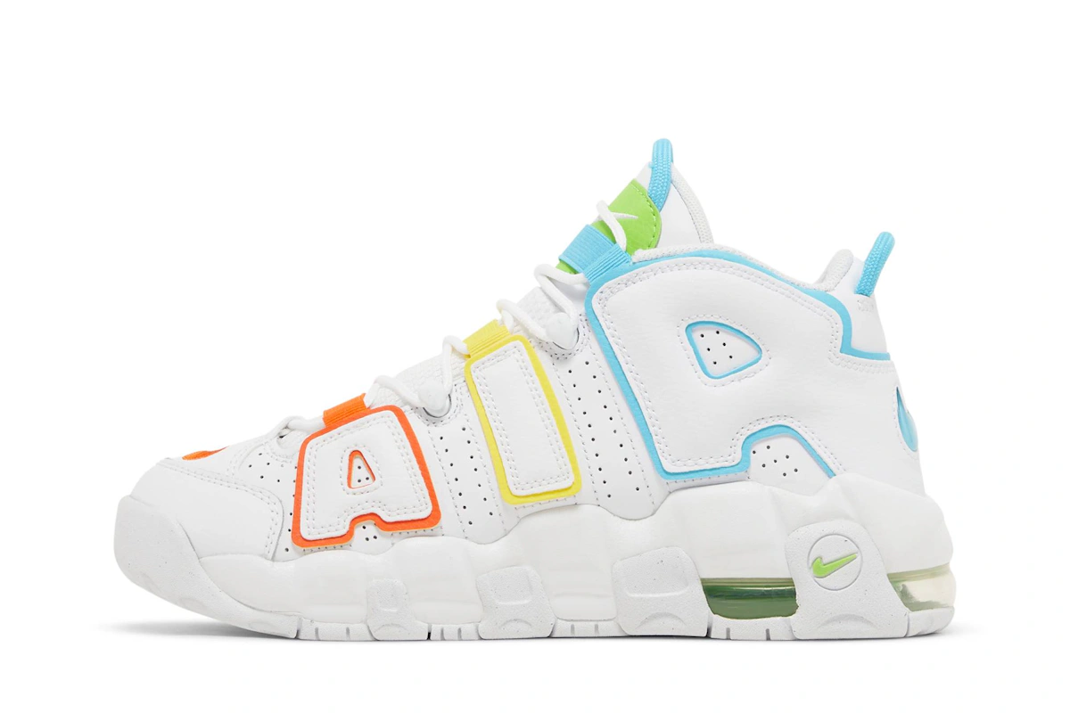 (Grade School) Nike Air More Uptempo 'White Rainbow' FJ4624-100