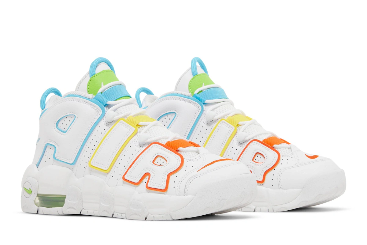 (Grade School) Nike Air More Uptempo 'White Rainbow' FJ4624-100