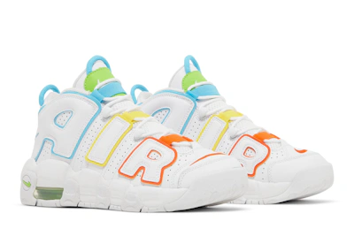 (Grade School) Nike Air More Uptempo 'White Rainbow' FJ4624-100