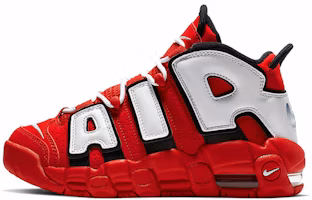 (Grade School) Nike Air More Uptempo University Red Black White CD9402-600 (Grade School) Nike Air More Uptempo University Red Black White CD9402-600