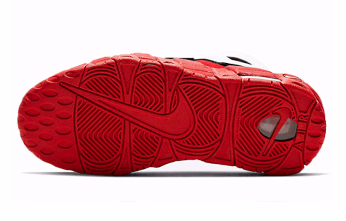 (Grade School) Nike Air More Uptempo University Red Black White CD9402-600