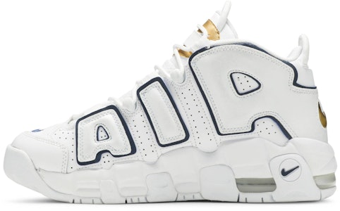 Nike Air More Uptempo 白色深夜蓝(小学款) 415082-109 Lookbook Nike Air More Uptempo 白色深夜蓝(小学款) 415082-109