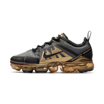 (GS) Nike Air VaporMax 2019 'Black Gold'