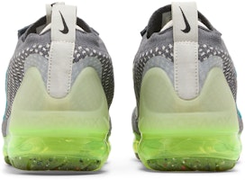 (小童款) 耐克 Air VaporMax 2021 Flyknit '深灰淡绿' DB1550-009 Details for (小童款) 耐克 Air VaporMax 2021 Flyknit '深灰淡绿' DB1550-009