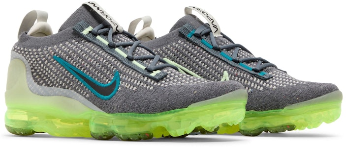 (Kanak-Kanak) Nike Air VaporMax 2021 Flyknit 'Kelabu Gelap Barely Volt' DB1550-009 Cheap (Kanak-Kanak) Nike Air VaporMax 2021 Flyknit 'Kelabu Gelap Barely Volt' DB1550-009