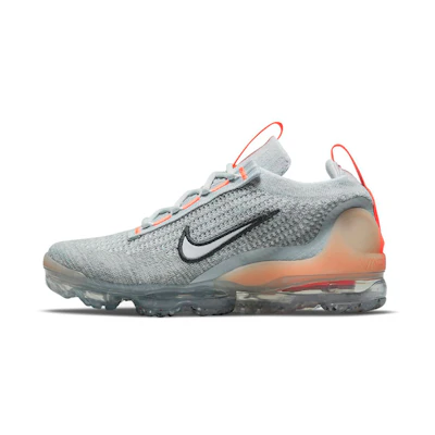 (GS) Nike Air VaporMax 2021 Flyknit 'Grey Fog Bright Mango'