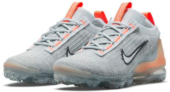 (青少年款) Nike Air VaporMax 2021 Flyknit '灰霧亮芒果' DB1550-002 Lookbook (青少年款) Nike Air VaporMax 2021 Flyknit '灰霧亮芒果' DB1550-002