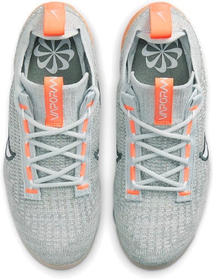 (Grade School) Nike Air VaporMax 2021 Flyknit 'Grey Fog Bright Mango' DB1550-002 Shop (Grade School) Nike Air VaporMax 2021 Flyknit 'Grey Fog Bright Mango' DB1550-002