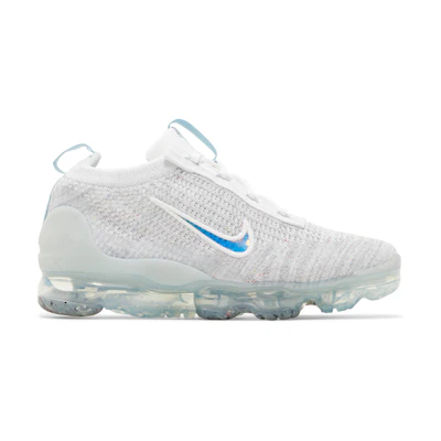 (GS) Nike Air VaporMax 2021 Flyknit 'Mismatched Swoosh - White Aura'