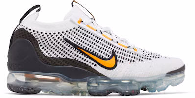(Grade School) Nike Air VaporMax 2021 Flyknit 'White Kumquat' DB1550-104 (Grade School) Nike Air VaporMax 2021 Flyknit 'White Kumquat' DB1550-104