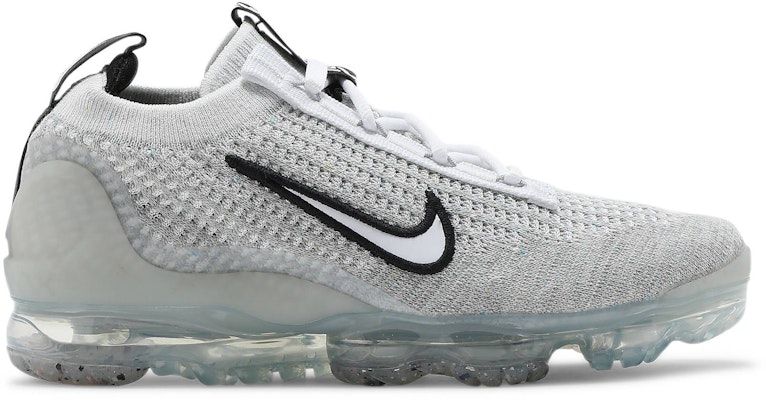 (Grade School) Nike Air VaporMax 2021 Flyknit 'White Metallic Silver' DB1550-100 Buy (Grade School) Nike Air VaporMax 2021 Flyknit 'White Metallic Silver' DB1550-100