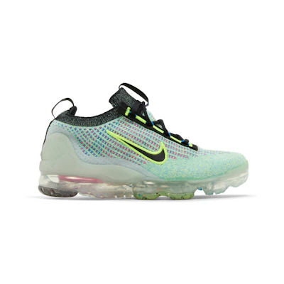 (GS) Nike Air VaporMax 2021 Flyknit Next Nature 'Volt Photo Blue'