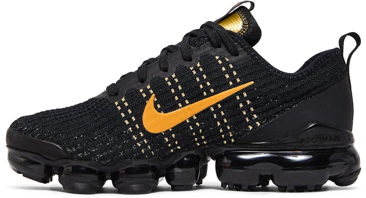 (Sekolah Dasar) Nike Air VaporMax Flyknit 3 'Hitam Emas' BQ5238-004 Lookbook (Sekolah Dasar) Nike Air VaporMax Flyknit 3 'Hitam Emas' BQ5238-004