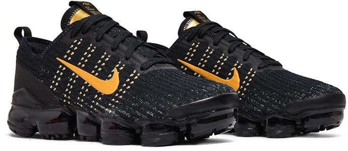 Nike Air VaporMax Flyknit 3 GS 'Negro Oro' (Para Niños). BQ5238-004 Cheap Nike Air VaporMax Flyknit 3 GS 'Negro Oro' (Para Niños). BQ5238-004