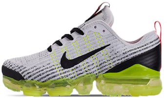 (Grade School) Nike Air VaporMax Flyknit 3 'White Volt' BQ5238-100 (Grade School) Nike Air VaporMax Flyknit 3 'White Volt' BQ5238-100