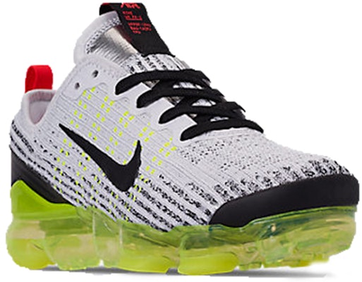 GS ナイキ エア ヴェイパーマックス フライニット 3 "ホワイトボルト" BQ5238-100 Order GS ナイキ エア ヴェイパーマックス フライニット 3 "ホワイトボルト" BQ5238-100